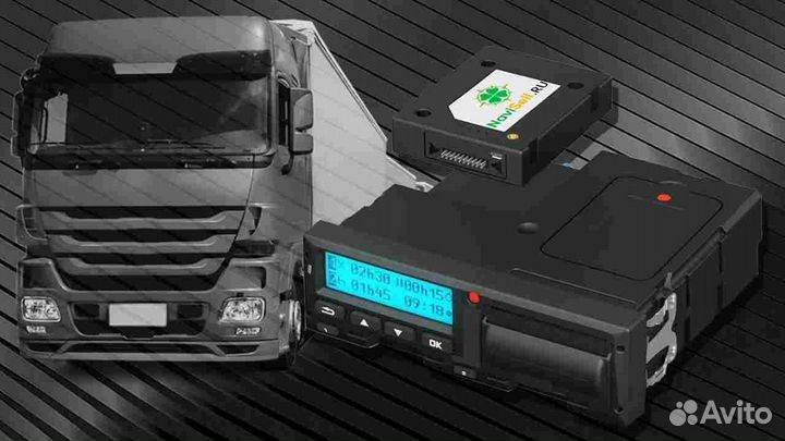 Автомобильный тахограф Atol, с скзи
