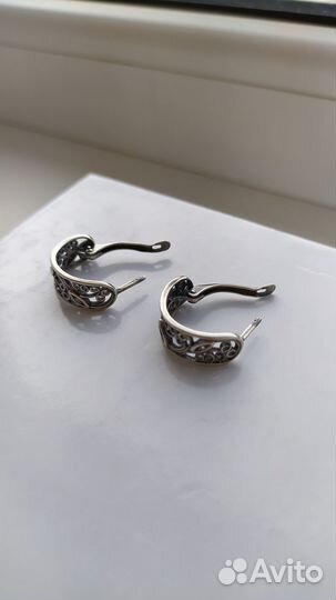 Серебряные серьги