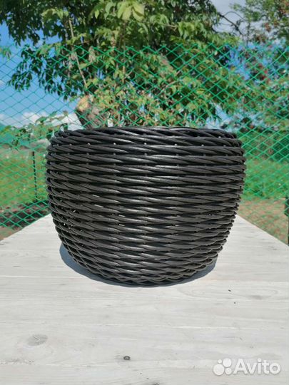 Кашпо для цветов Искусственный ротанг