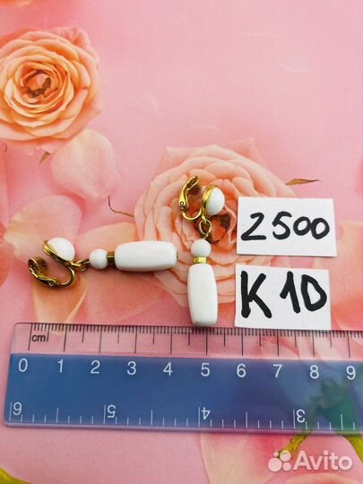 Клипсы винтажные 70 гг США К10 Д