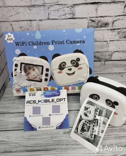 Детский фотоаппарат мгновенной печати