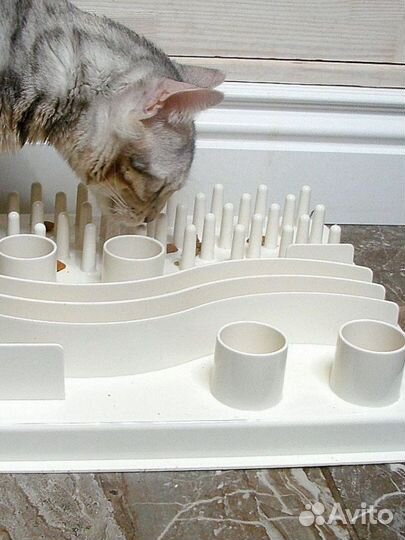 Миска для медленного кормления для кошек и собак