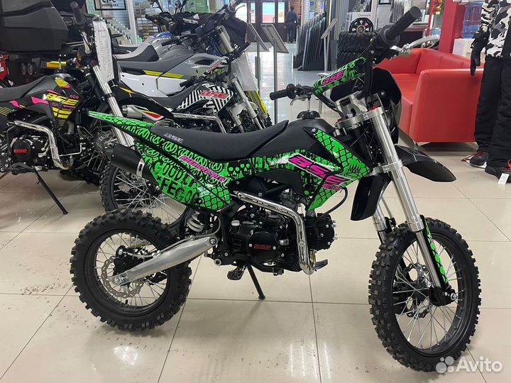 Питбайк BSE EX 125E (015) Green 17/14