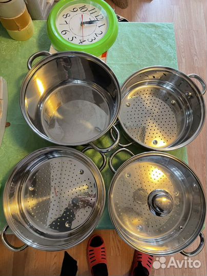 Кастрюля мантоварка 5л Tima Тима четырехярусная