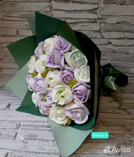 Цветы из зефира