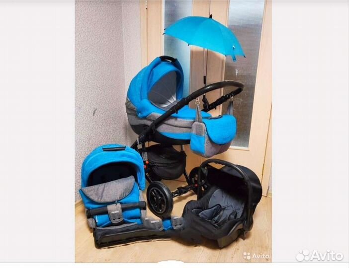 Коляска adamex 3 в 1