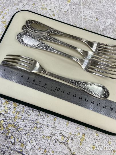 Вилки мельхиоровые кольчугино СССР