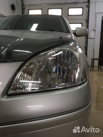 Toyota Premio чистка, бронь фар