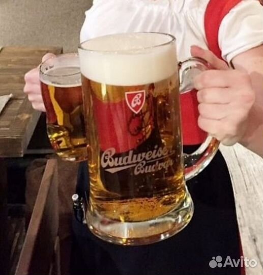 Budweiser кружки пивные 1л