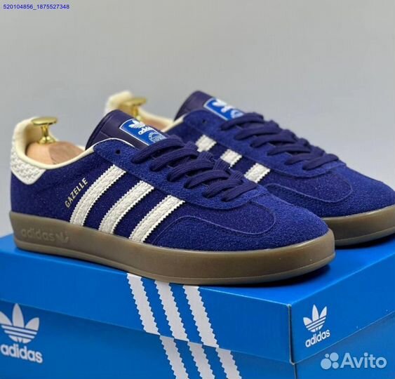 Кроссовки Adidas Gazelle Navy (Арт.73578)