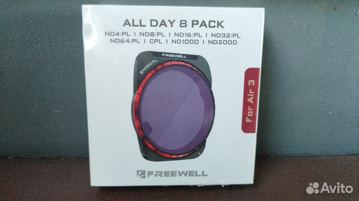 Фильтры Freewell набор 8шт ALL DAY для DJI Air 3 F