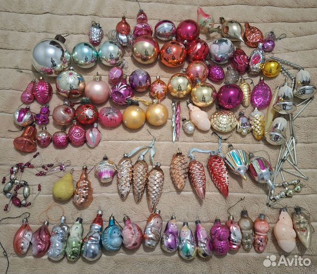 Елочные игрушки СССР и ГДР