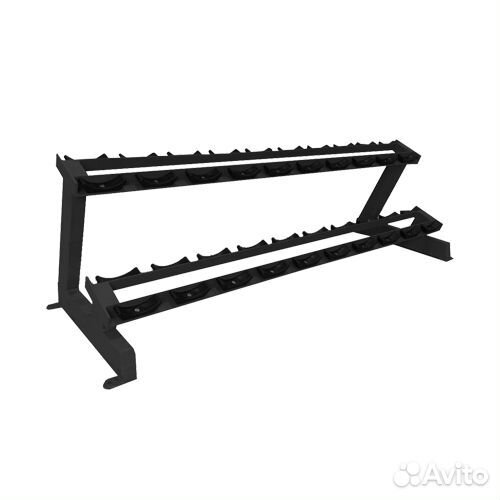 Стойка под гантели на 10 пар Bronze Gym AL-402