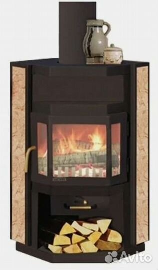 Дровянная печь-камин Нева