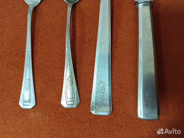 Столовые приборы серебро 800 проба