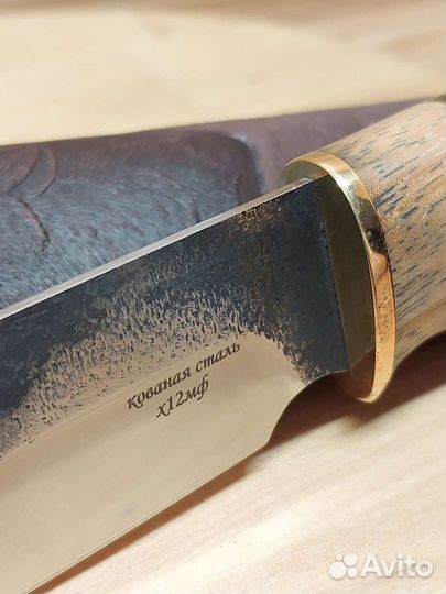 Нож охотничий кованный Х12мф