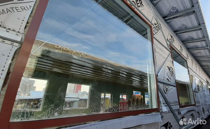 Окно алюминиевое