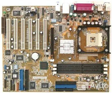 Материнская плата с процессором