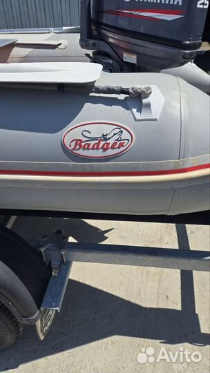 Лодка badger с мотором ямаха 25 л.с