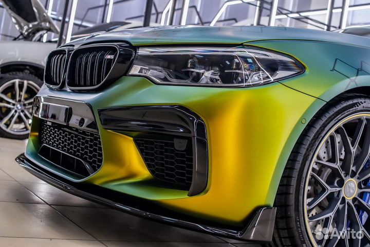 Накладка переднего бампера M5 F90 (M-power) 2021