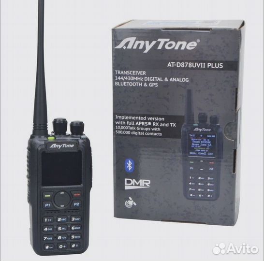 Рация AnyTone AT-D878UV II Plus AES-256