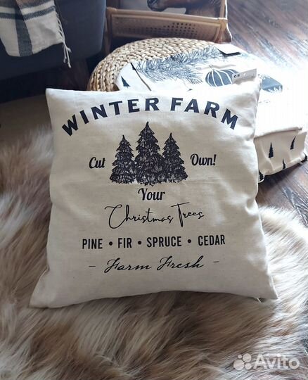 Чехол, чехол на подушку HM home H&M Zara LCW