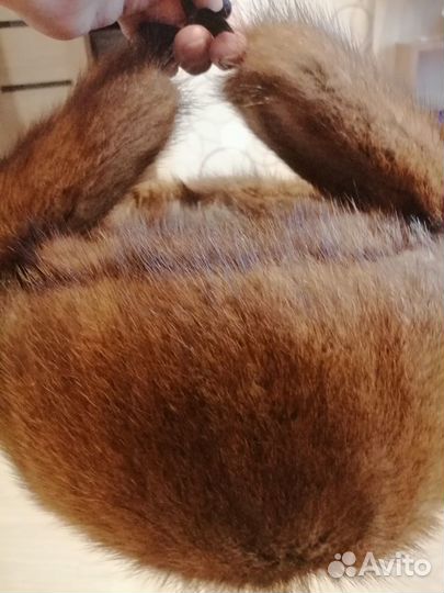 Мужская ондатровая шапка