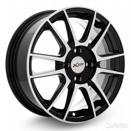 R15 4x100 6,0J ET35 67,1 X'trike X-127 BK/FP