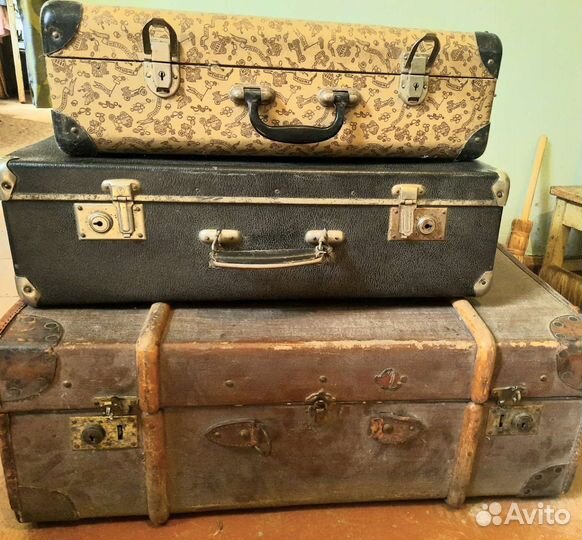 Чемодан каретный хобби винтаж
