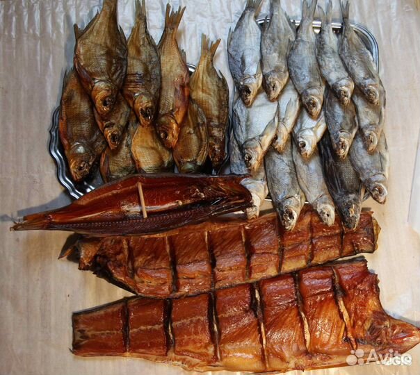 Вяленая сушеная рыба