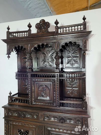 Антикварный буфет, 19в., бретонь, Франция