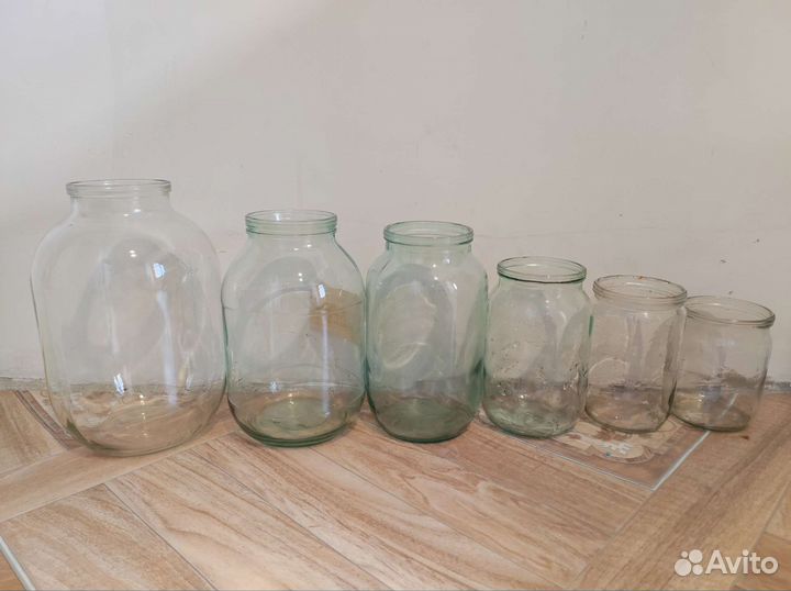 Стеклянные банки 0,5 л - 3 л
