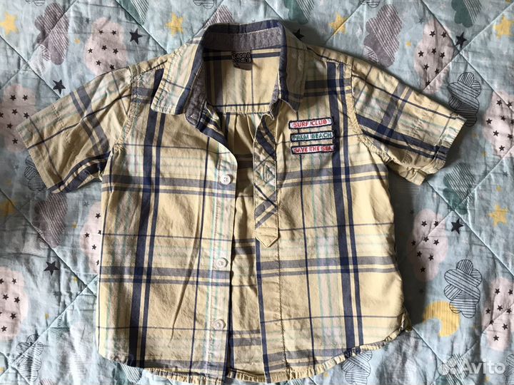 Рубашки пакетом на мальчика 98 Carters, Old Navy