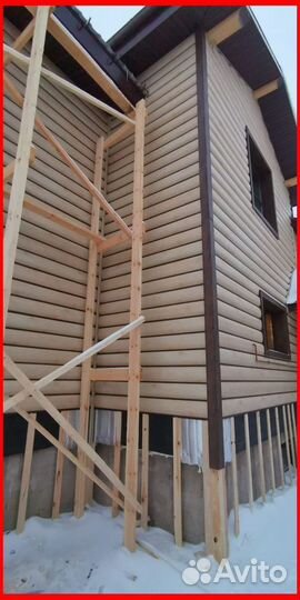 Фасад дома из сайдинга