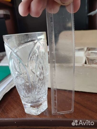 Рюмки/фужеры хрустальные СССР новые