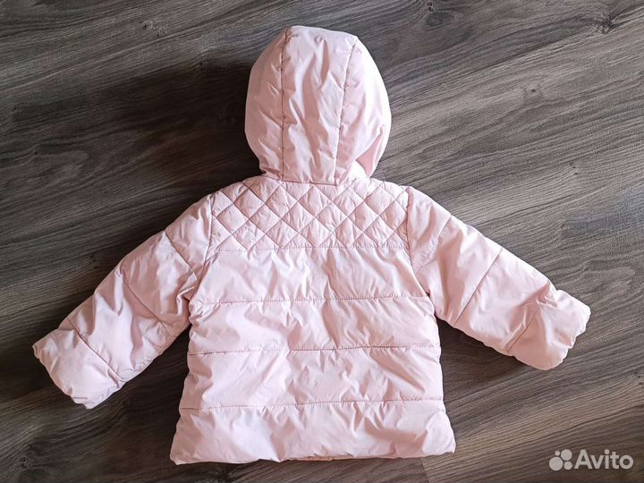 Куртка демисезонная для девочки 80 розовая