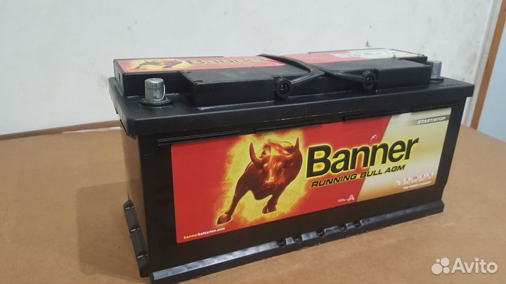Аккумулятор б/у Banner AGM 60501 105Ач 950А