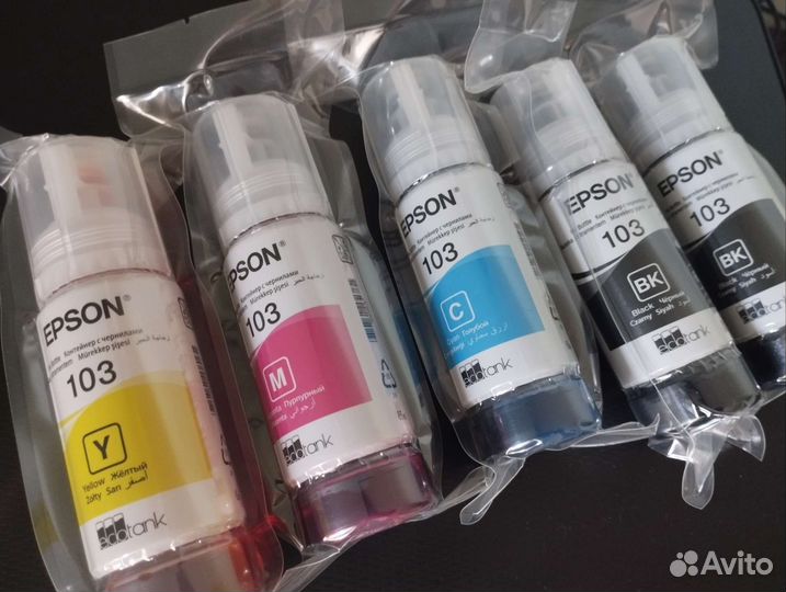 Чернила для принтера epson