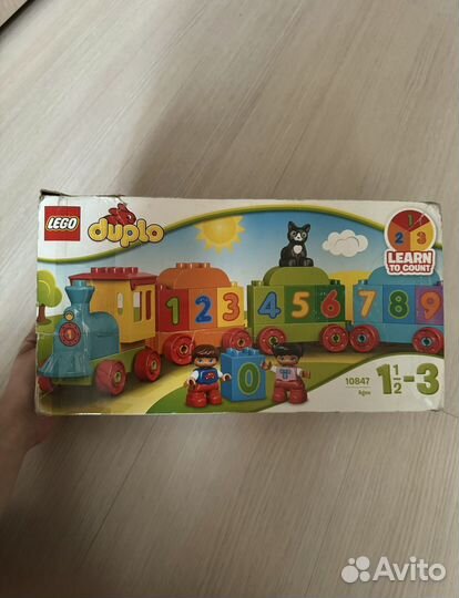 Lego duplo поезд оригинальный