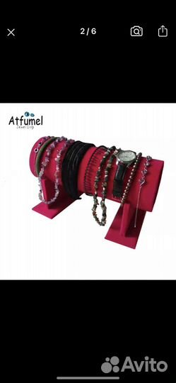 Вельветовая подставка для украшений