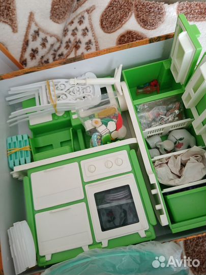 Кухня для куклы Барби