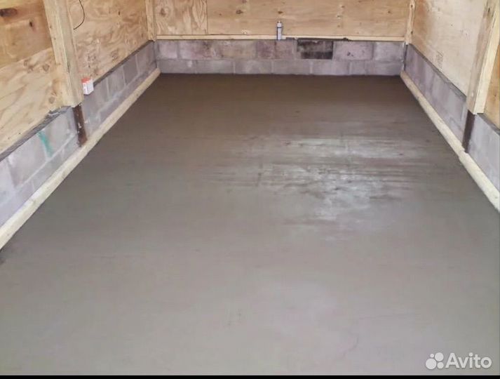 Заливка стяжки пола