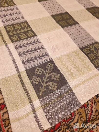 Винтажная скатерть льняная СССР