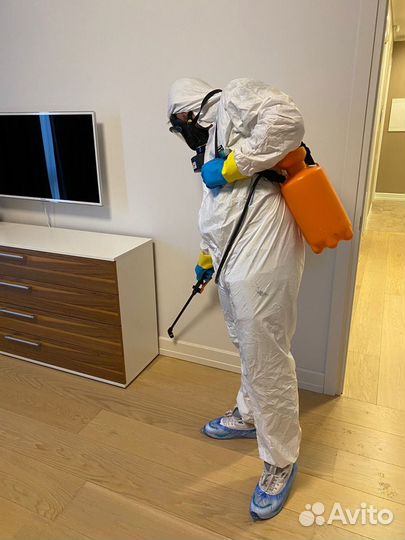 Обработка от клещей Уничтожение клопов Дезинфекция