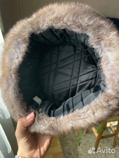 Норковая шапка мужская