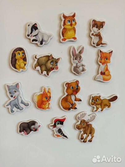 Мягкие магниты для детей,игрушки