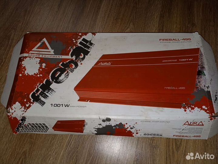 Усилитель автомобильный Aura Fireball-495