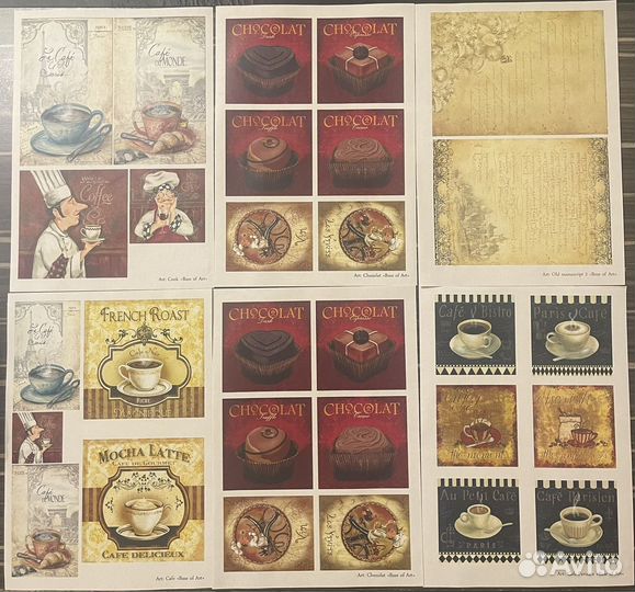 Декупажные карты А4