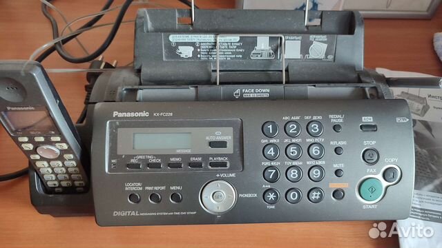 Телефон + Факс Panasonic KX-fc228ru