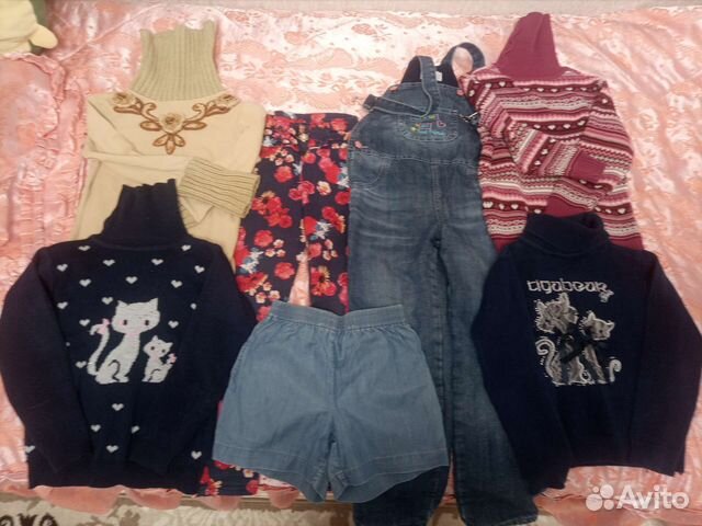 Пакет вещей для девочки 116-122